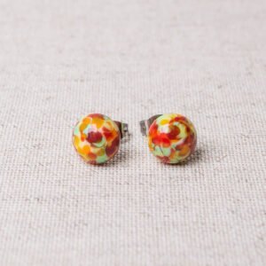 Ohrstecker bunt getupft