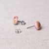 Ohrstecker rosa/pink verwirbelt – Bild 2