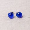 Ohrstecker mittelblau – Bild 9