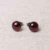 Ohrstecker mittelblau – Bild 3
