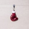 Kettenanhänger Boxhandschuh mit Krebsschleife rot – Bild 2
