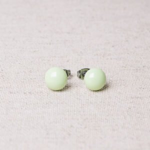 Ohrstecker grün Pastell